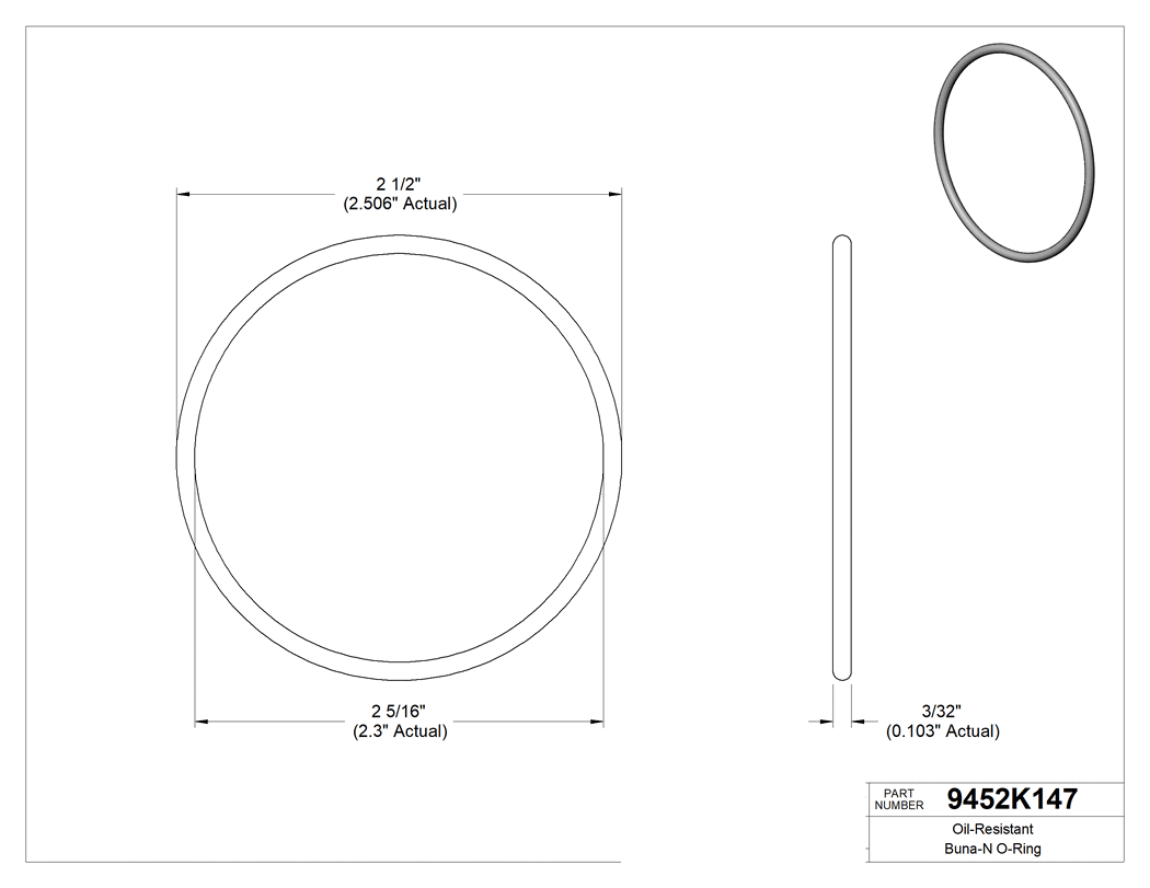 Technical drawing - 9452K147